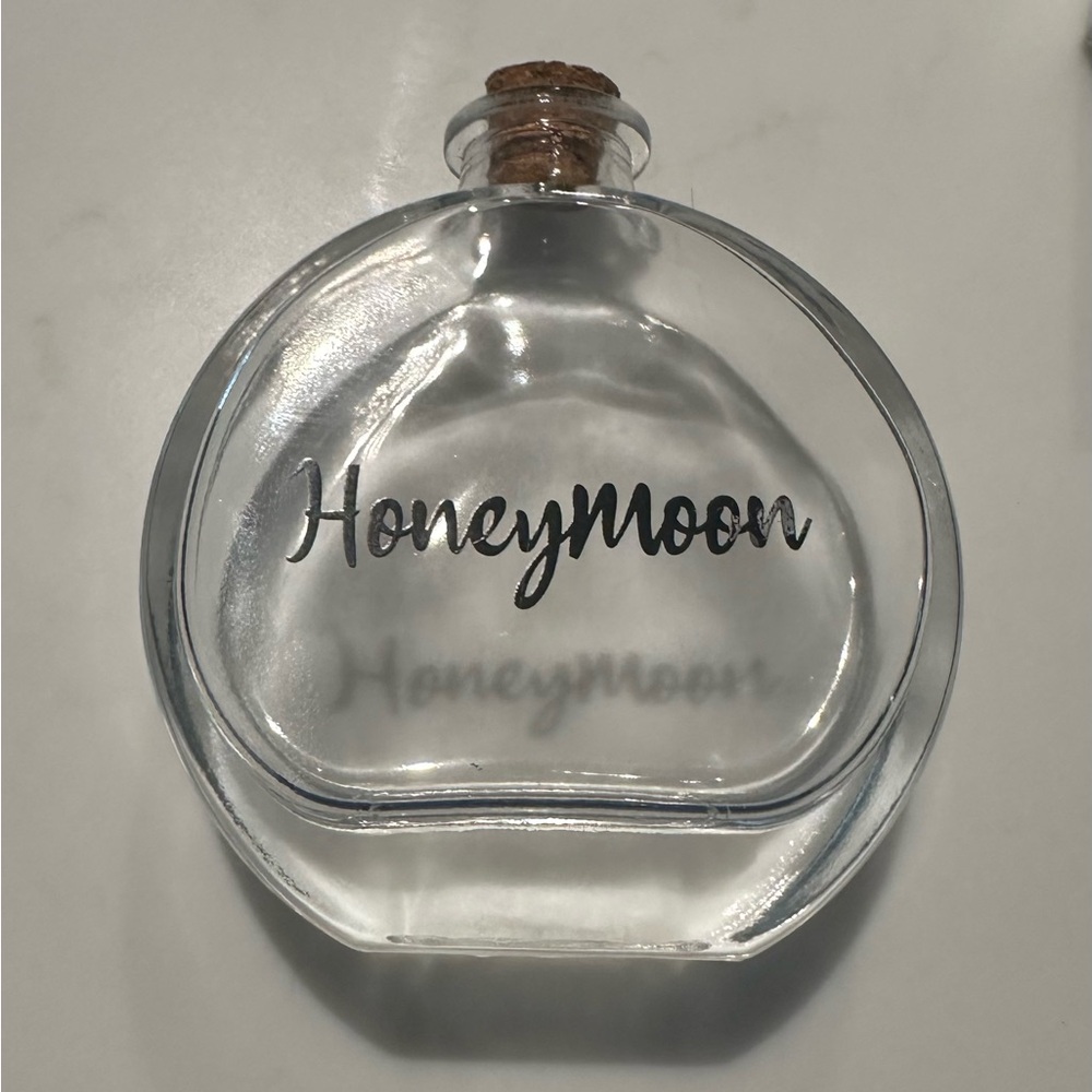 Clear Glass Honeymoon Jar